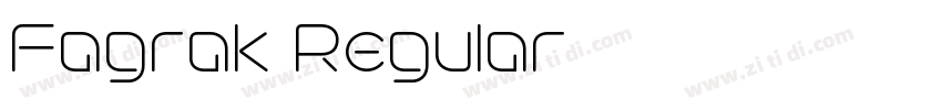 Fagrak Regular字体转换 Fagrak Regular字体转换